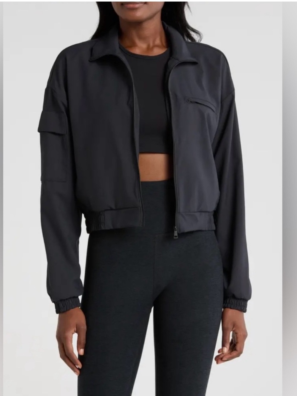 NWT Beyond Yoga Bomber Jacket S